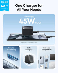 Anker A2692 Nano Charger 45W USB-C Ultra-Compact Fast Adapter