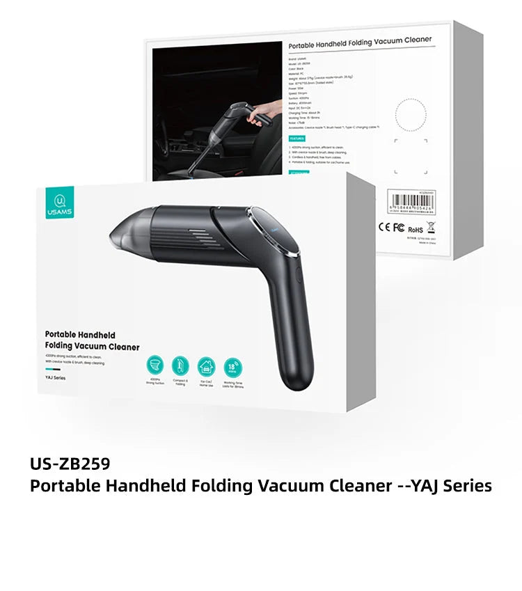 USAMS YAJ US-ZB259 55W Folding Vacuum Cleaner