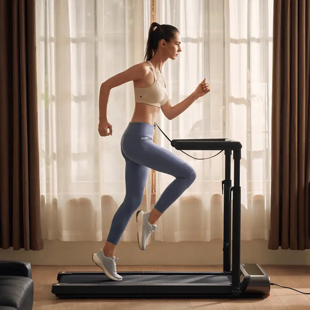 King Smith Foldable Treadmill R3 Hybrid+ 1 HP side view - Treadmill | Buy Online in Kuwait | Pro Sports Kuwait