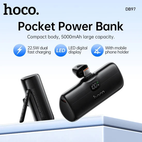 Hoco DB97 5000mAh Power Bank 22.5W Fast Charging with Type-C Compatible