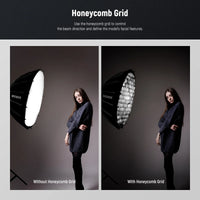 Neewer SF Series Quick Release Parabolic Softbox with Grid
