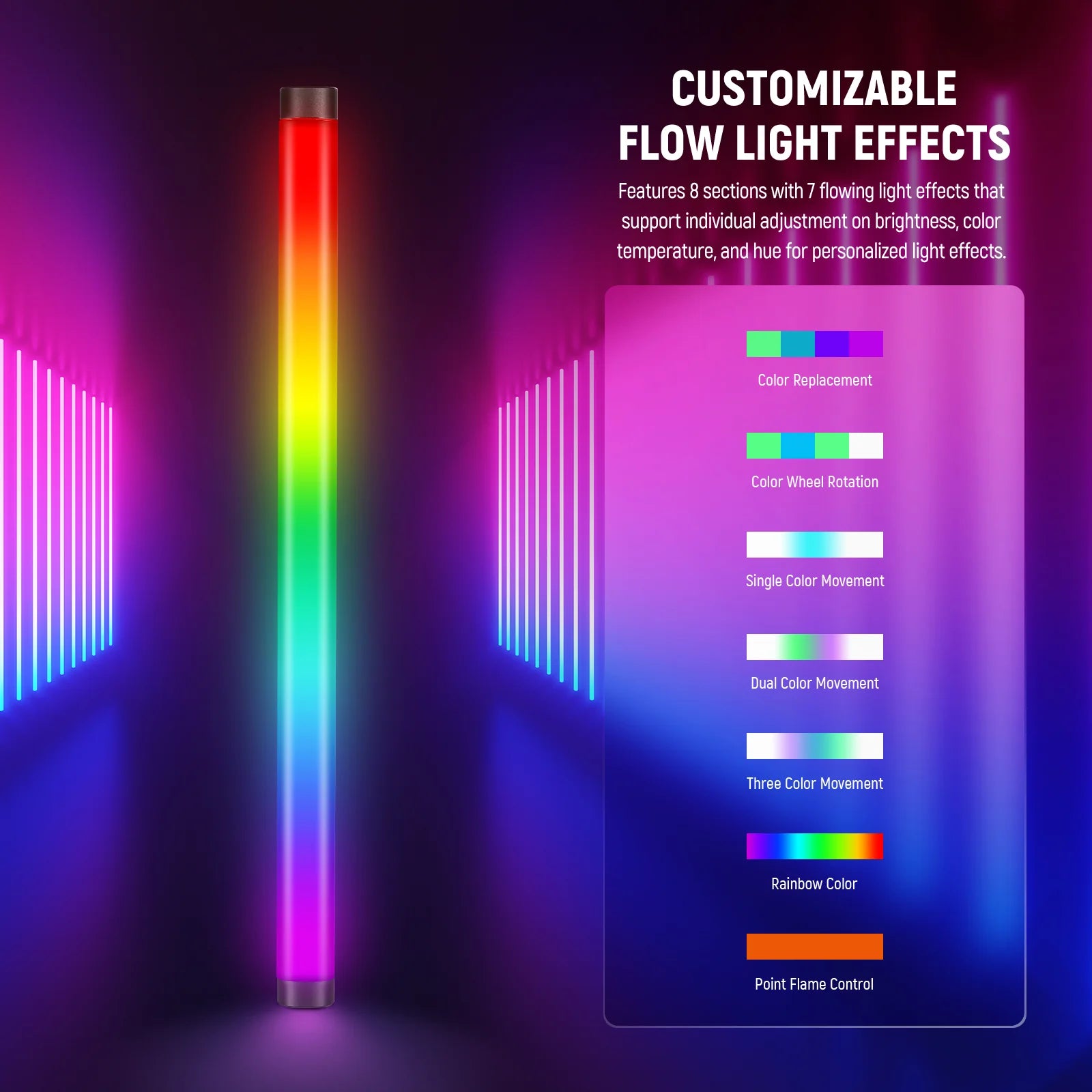 Neewer TL60 20W RGB Tube Light