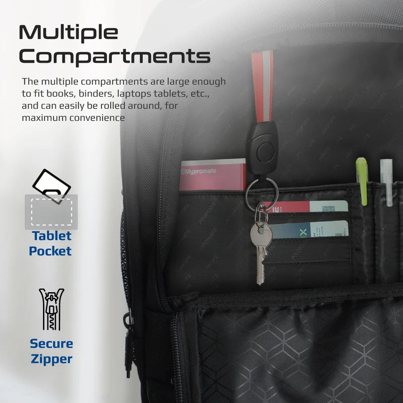 Promate CramPack TR 15.6 inch Laptop Trolley Bag