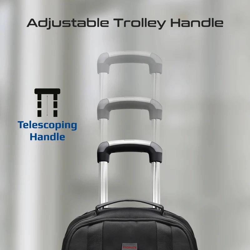 Promate CramPack TR 15.6 inch Laptop Trolley Bag