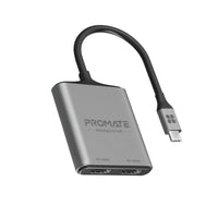 Promate MediaLink-H2 4K USB-C to Dual HDMI Adapter