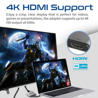 Promate MediaLink-H2 4K USB-C to Dual HDMI Adapter