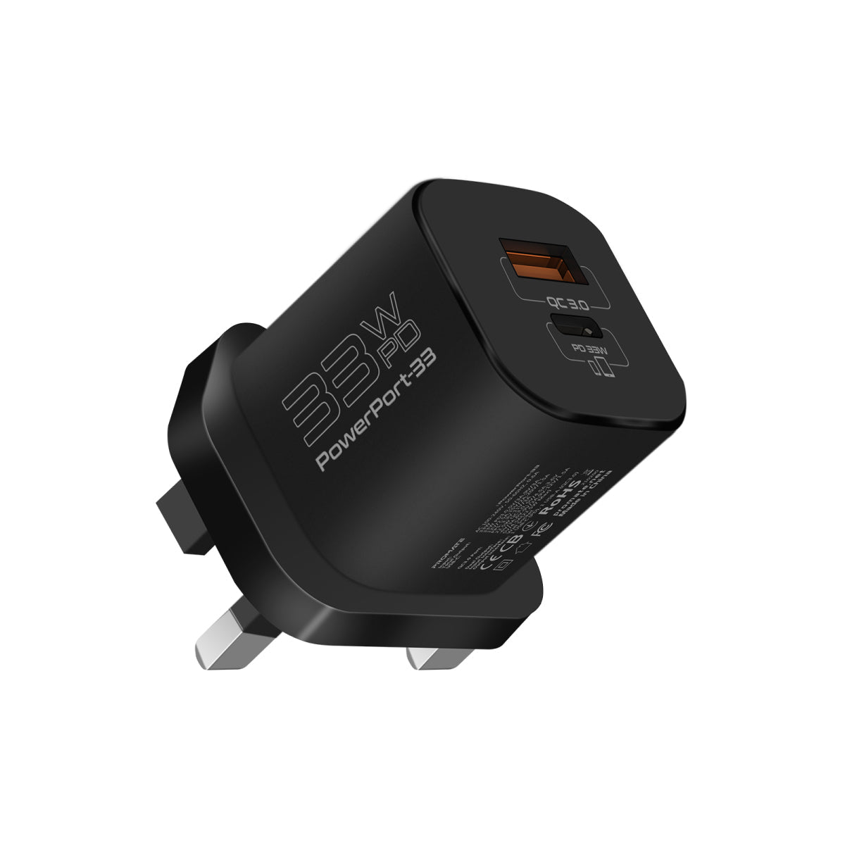 Promate PowerPort 33 33W GaN charging adapter