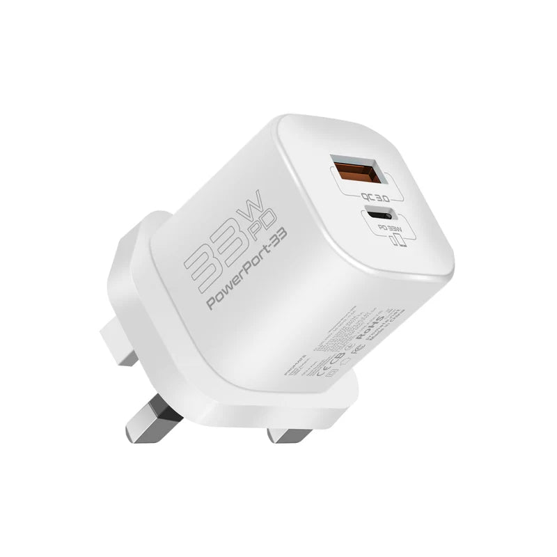 Promate PowerPort 33 33W GaN Charging Adapter