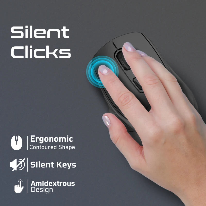 Promate Samit Silent Click Wireless Mouse