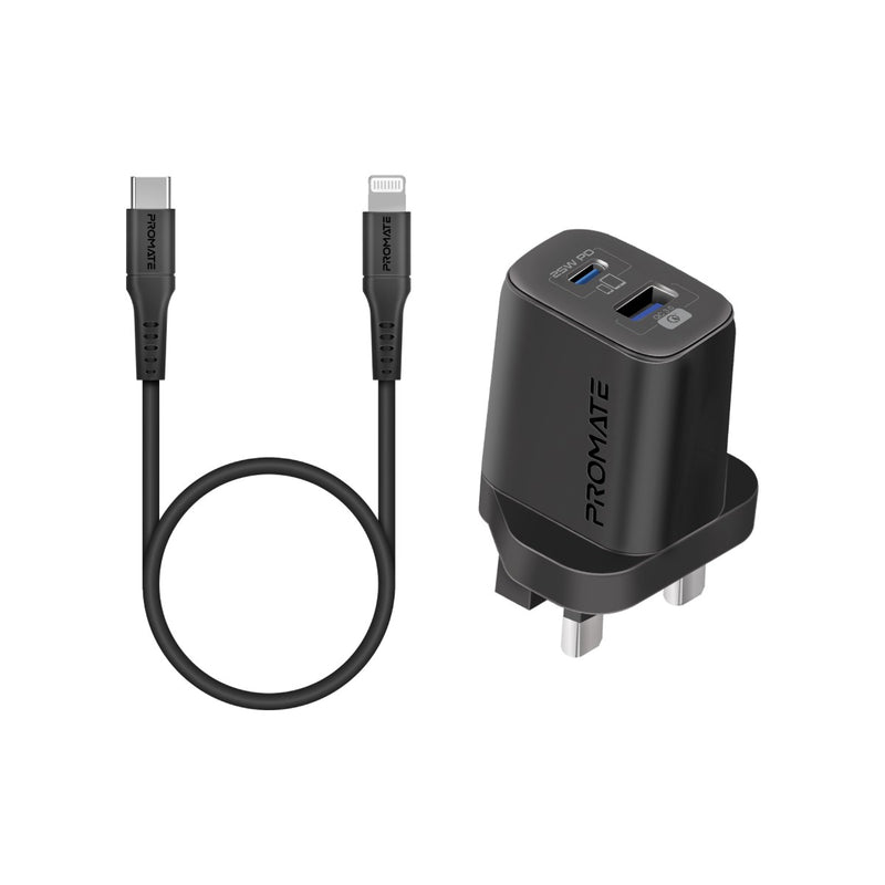 Promate ChargeKit 25PDi 25W Lightning Charger