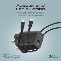 Promate ChargeKit 25PDi 25W Lightning Charger