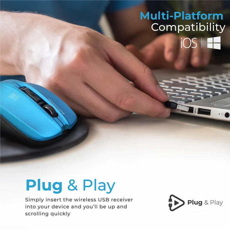 Promate Contour Wireless Ergonomic Mouse