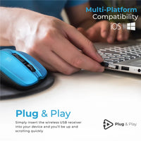 Promate Contour Wireless Ergonomic Mouse