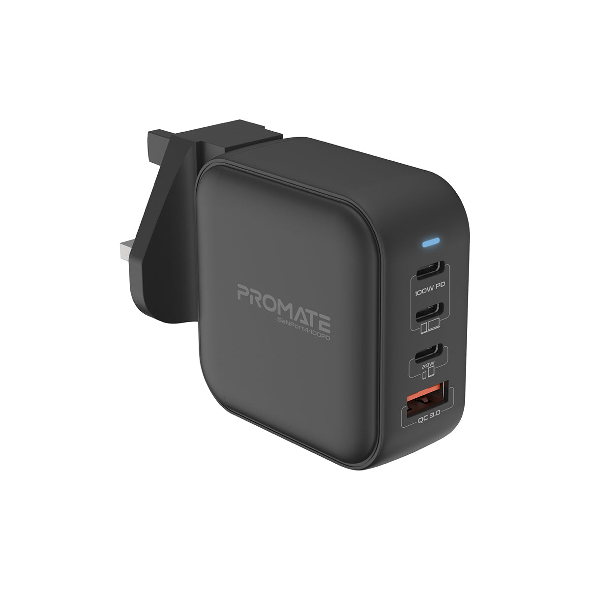 Promate GaNPort4 100PD 100W GaN charger