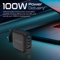 Promate GaNPort4 100PD 100W GaN Charger