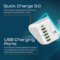 Promate PowerMatrix 5M 10 Socket Power Strip