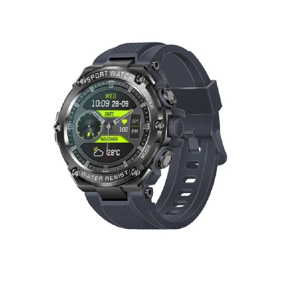 Promate xWatch-R19 1.53" Round Fitness Tracker Smartwatch