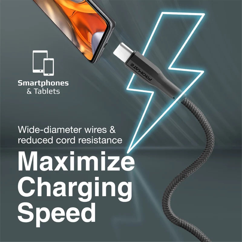 Promate xCord AC USB A to USB C Cable 1m