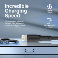 Promate xCord Ai USB to Lightning Cable 1m