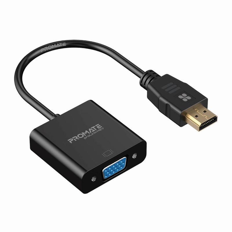 Promate proLink-H2V HDMI to VGA 1080p Display Adapter