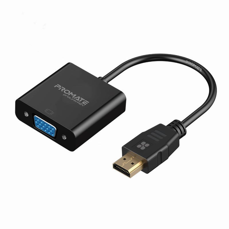 Promate proLink-H2V HDMI to VGA 1080p Display Adapter