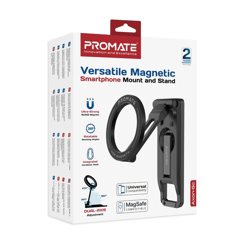 Promate Axon-Go Magnetic Smartphone Mount and Stand