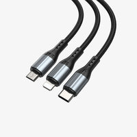 BWOO X274 3-in-1 Aluminium Alloy Data Cable
