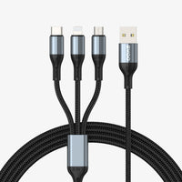 BWOO X274 3-in-1 Aluminium Alloy Data Cable