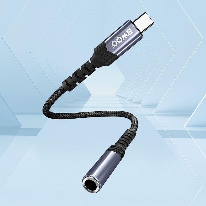 BWOO BZ47 Type-C to AUX 3.5mm Audio Cable