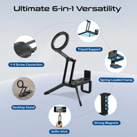 Promate Axon-Pro Multi-Functional Magnetic Smartphone Mount & Stand