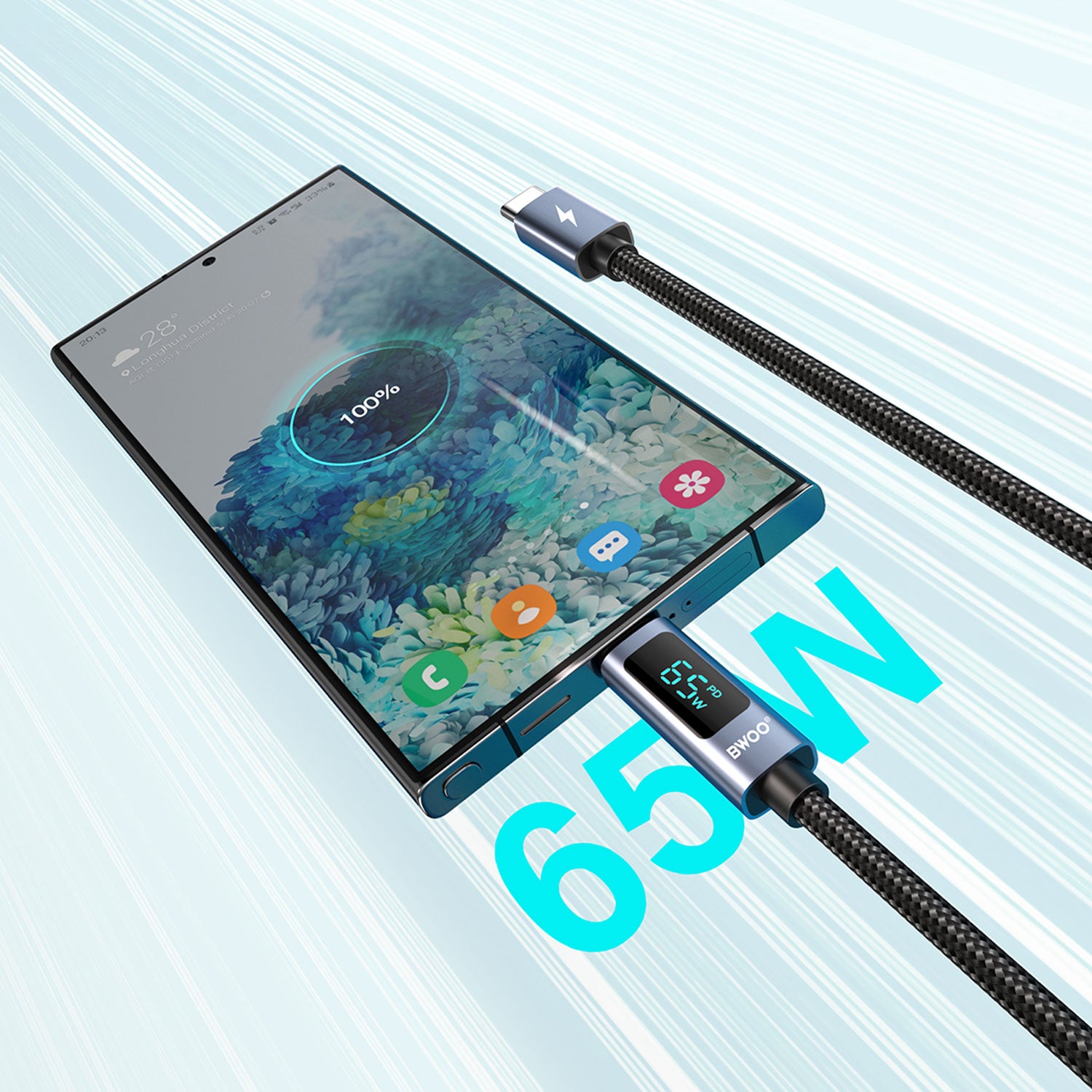 BWOO X323 Fast Charging Data Cable