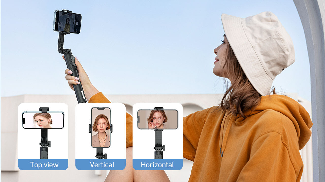 BWOO ZP14 100cm Bluetooth Selfie Stick Tripod With Remote