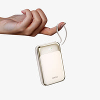 BWOO P80 10000mAh Magnetic Power Bank with Built-In Type-C Cable