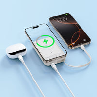 BWOO P80 10000mAh Magnetic Power Bank with Built-In Type-C Cable