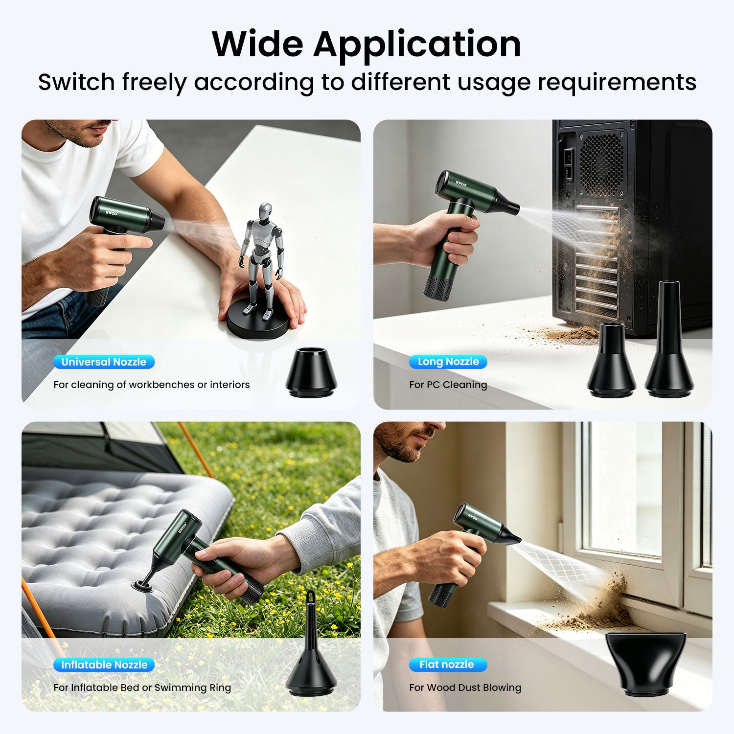 BWOO XD02 Ultra-High Speed Dust Blower