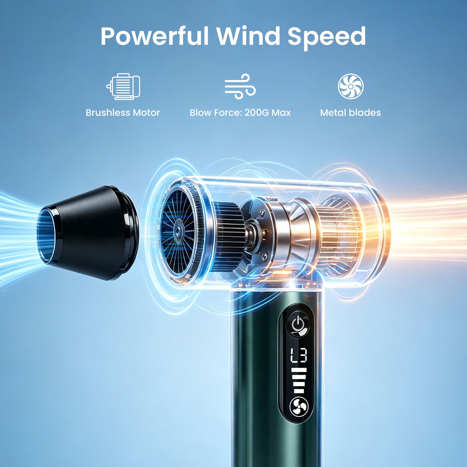 BWOO XD02 Ultra-High Speed Dust Blower