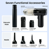 BWOO XD03 Multi-Functional Handheld Car Vacuum Cleaner