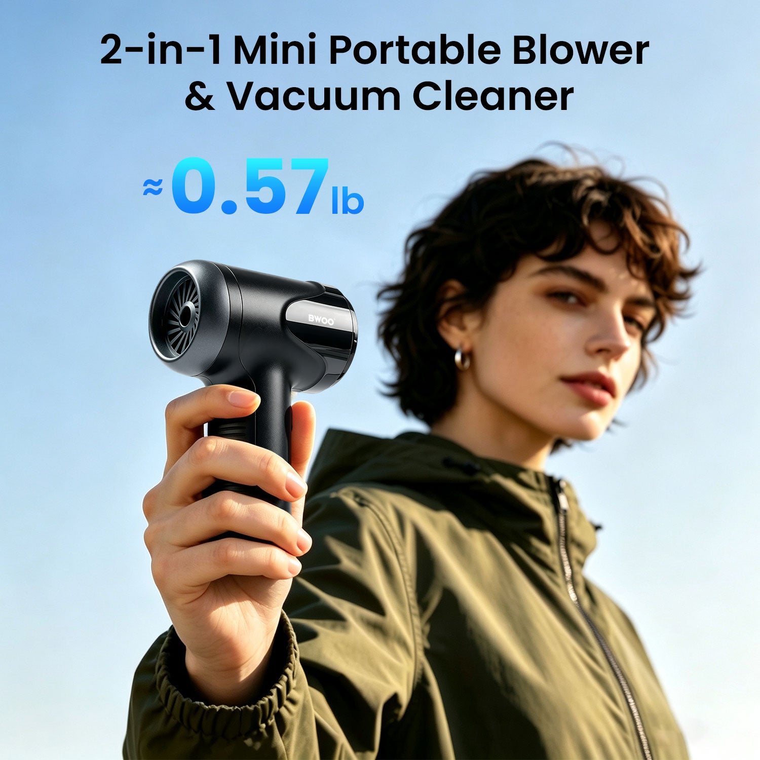 BWOO XD03 Multi-Functional Handheld Car Vacuum Cleaner