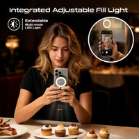 Promate Axon-Ultra Magnetic Smartphone Mount with LED Light