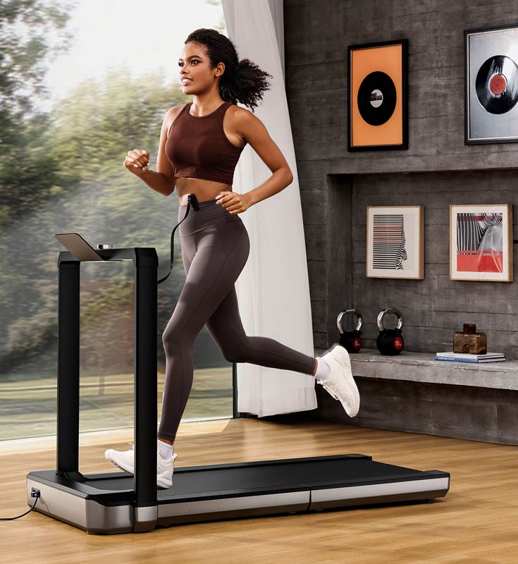 King Smith Smart Foldable Treadmill MX16 - 2 HP in use - Treadmill | Buy Online in Kuwait | Pro Sports Kuwait