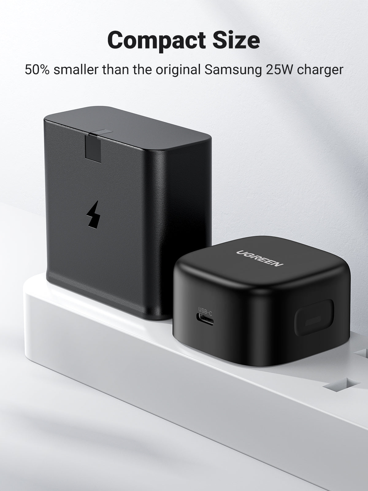 Ugreen CD250 25W PD Charger with USB C Cable