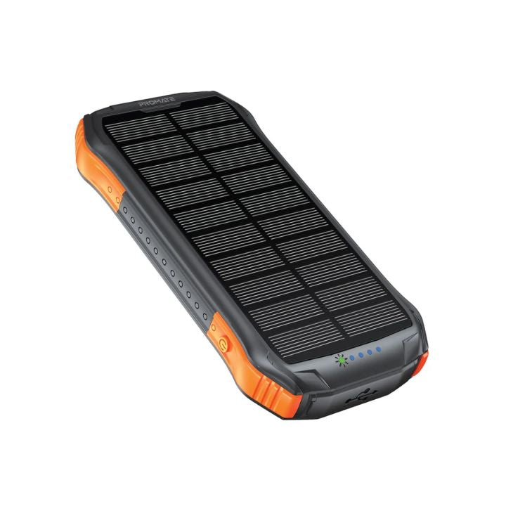 Promate SolarTank-10PDQi 10000mAh Solar Power Bank