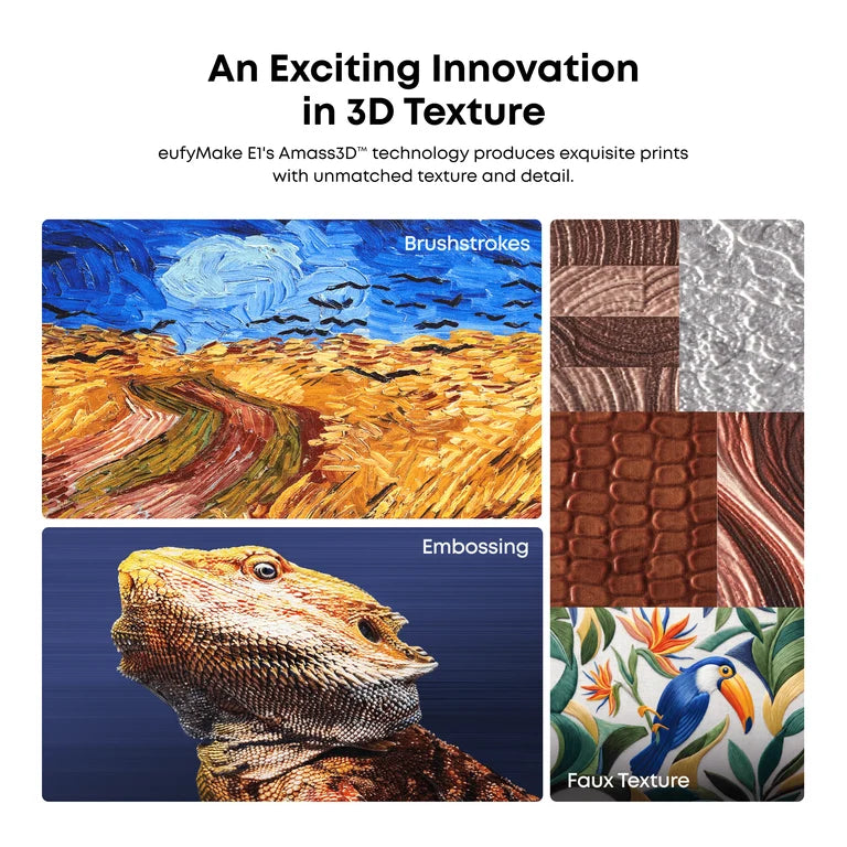 Eufy eufyMake E1 3D-Texture UV Printer