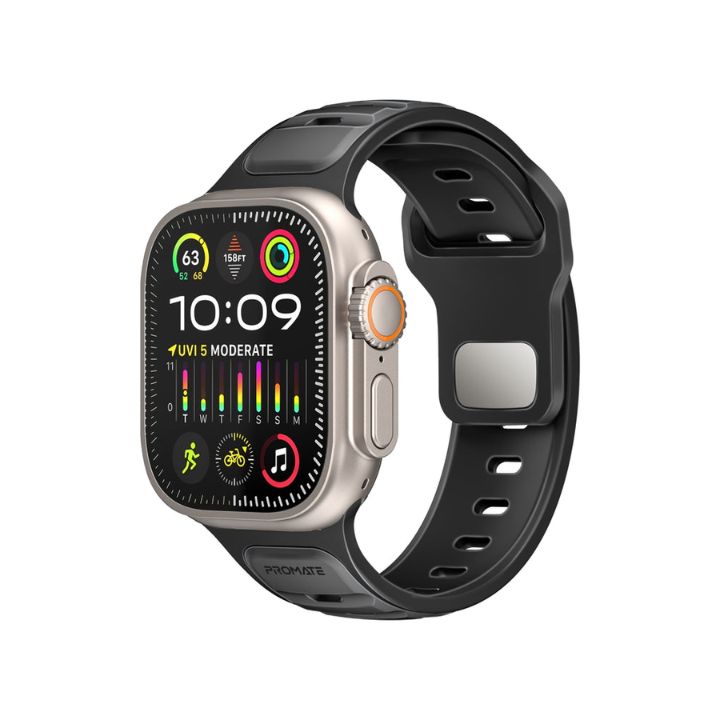 Promate SiliBand-DC Two-Tone Silicone Apple Watch Band