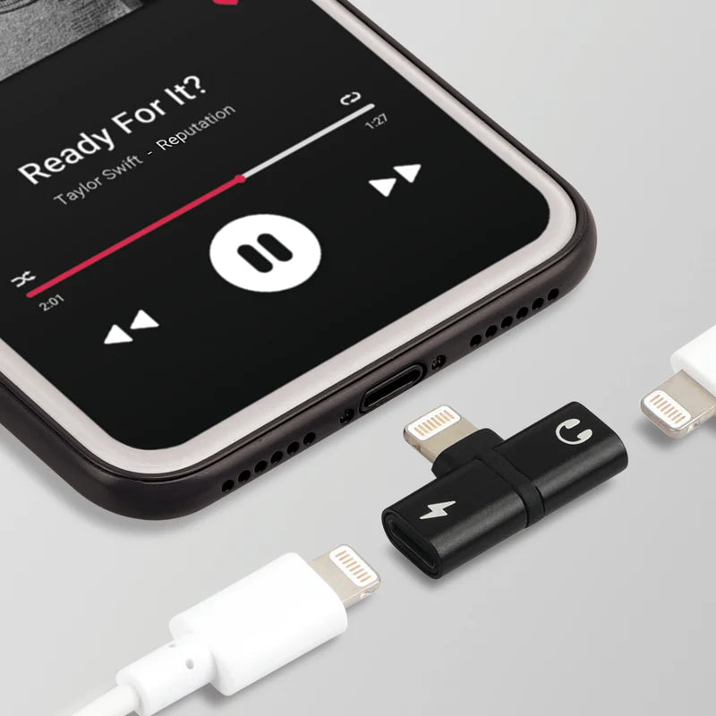 Promate iHinge LT 2 in 1 Audio and Charging Adapter