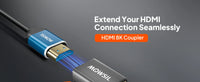 Mowsil MOCPF2 HDMI 2.1 8K Coupler – 2 Pack