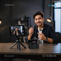 Pawa VlogDot Duo Wireless Microphone with AI Noise Reduction Type-C + Lightning