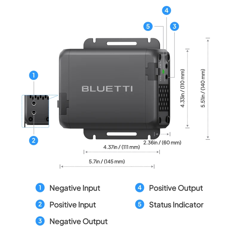 Bluetti Charger 1 Alternator Charger 560W