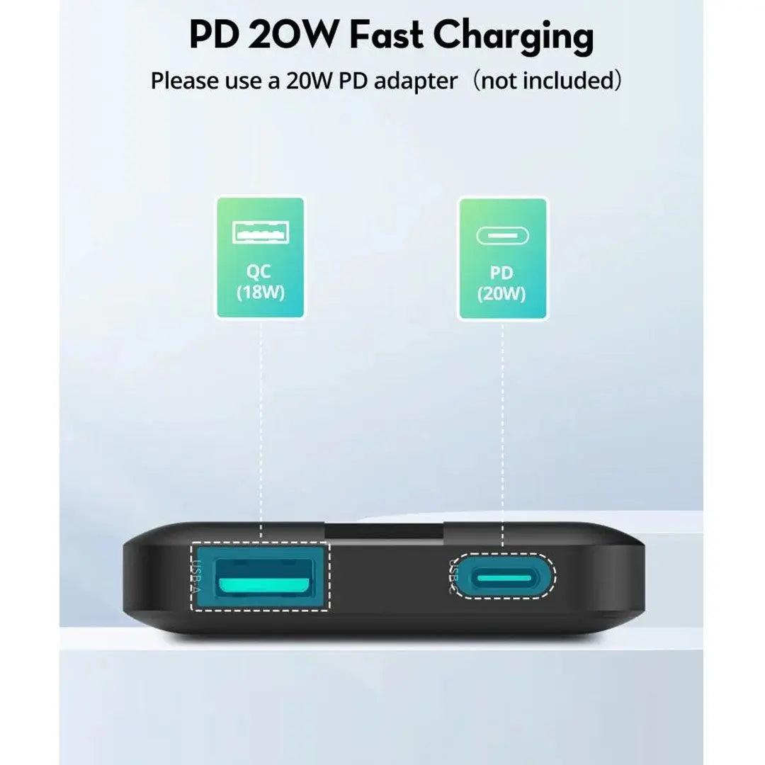 RAVPower RP-PB1236 PD Pioneer 10000mAh 20W 3-Port Power Bank
