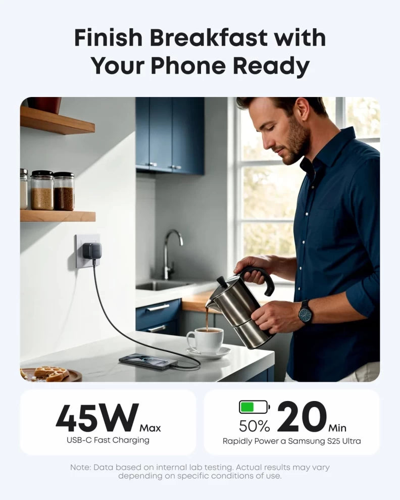 Anker A2692 Nano Charger 45W USB-C Ultra-Compact Fast Adapter